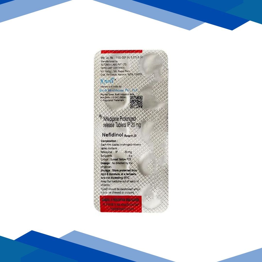 NEFIDINOL RETARD 20 Tablet 10’s
