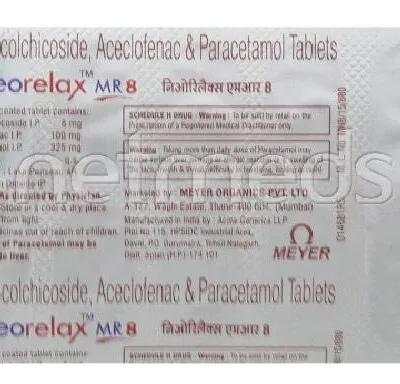 Neorelax MR 8mg Tablet 10’S
