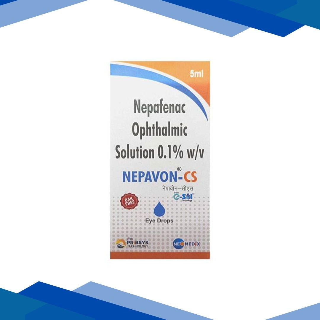 NEPAVON CS BAK Free Eye Drops 5ml