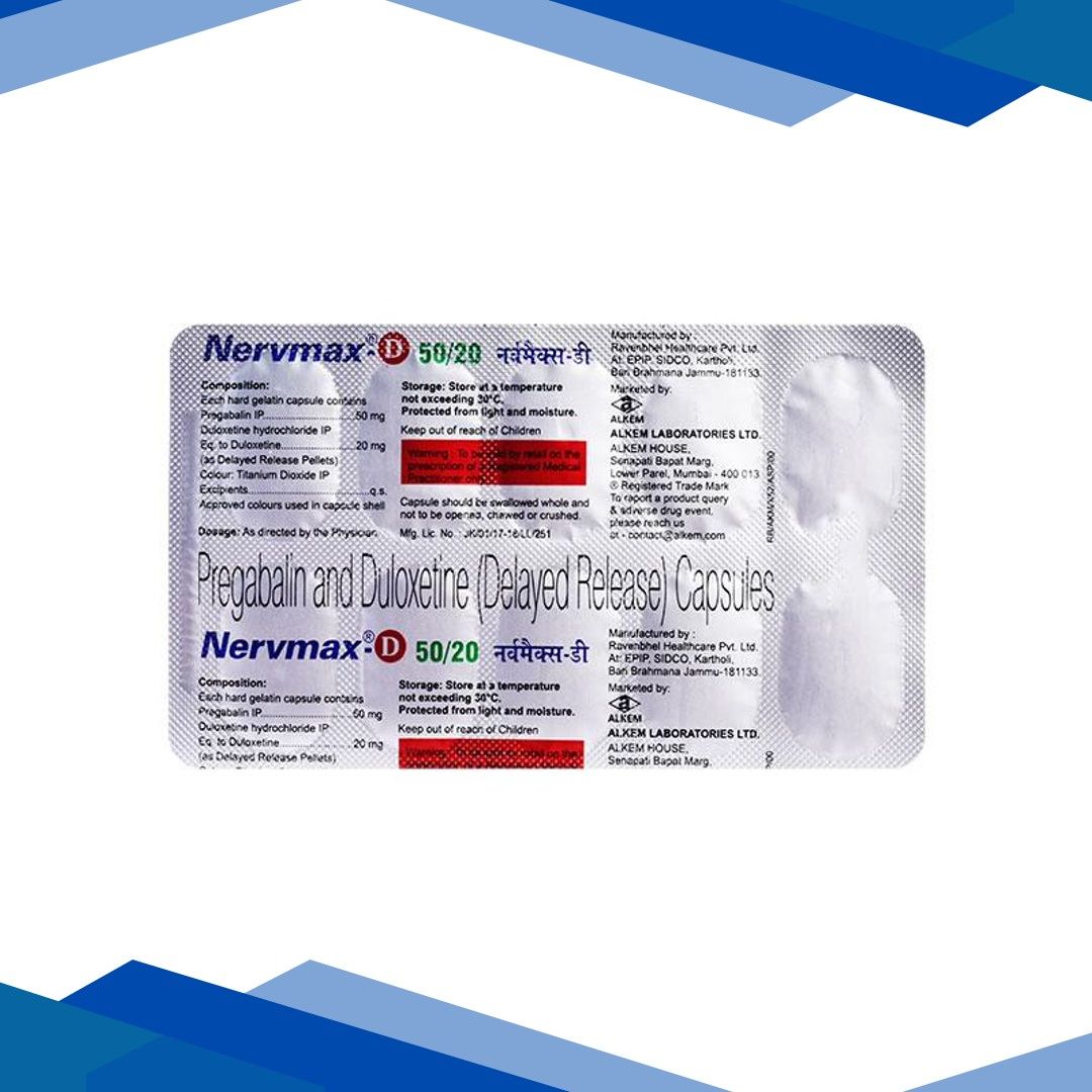 NERVMAX D 50/20 Capsule 10’s