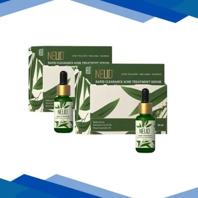 NEUD Rapid Clearance Acne Treatment Serum With Salicylic Acid, Bakuchiol and Niacinamide (30 ml X 2) 2’s