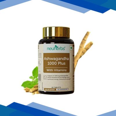Neuherbs Ashwagandha 1000 Plus Tablets 60’s