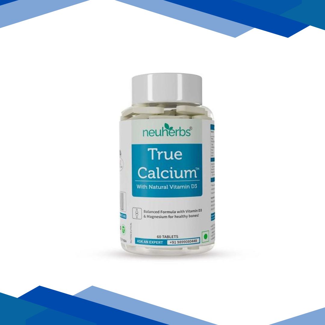 Neuherbs True Calcium With Natural Vitamin D3 Tablets 60’s