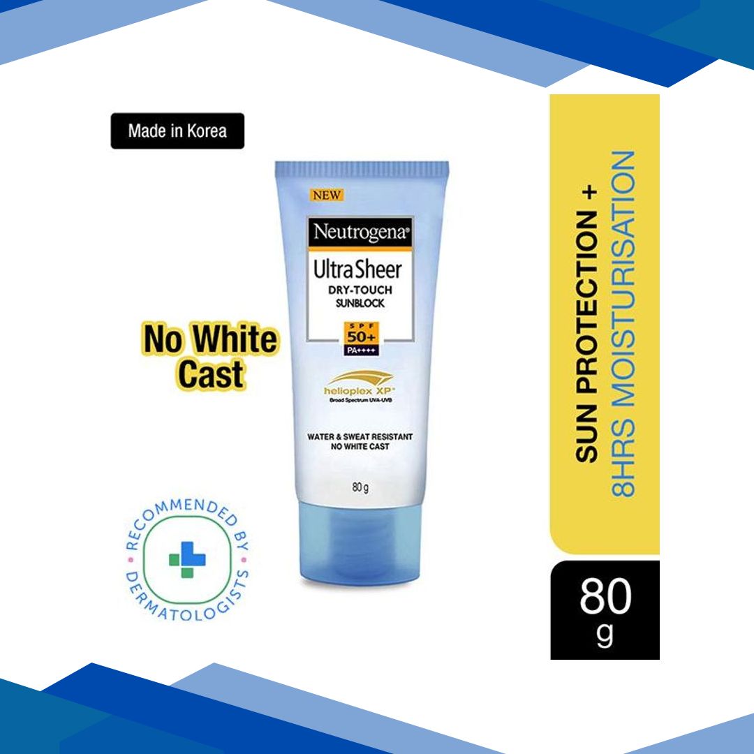 Neutrogena Ultra Sheer Dry-Touch Sunblock SPF 50+ PA+++ Helioplex XP 80 gm