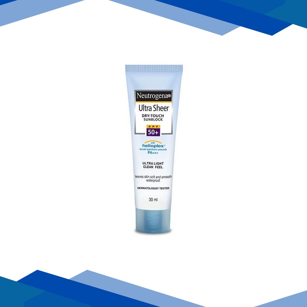 Neutrogena Us Sunblock SPF50 Ultra Sheer Dry Touch Sunblock Clean Fell 30 gm