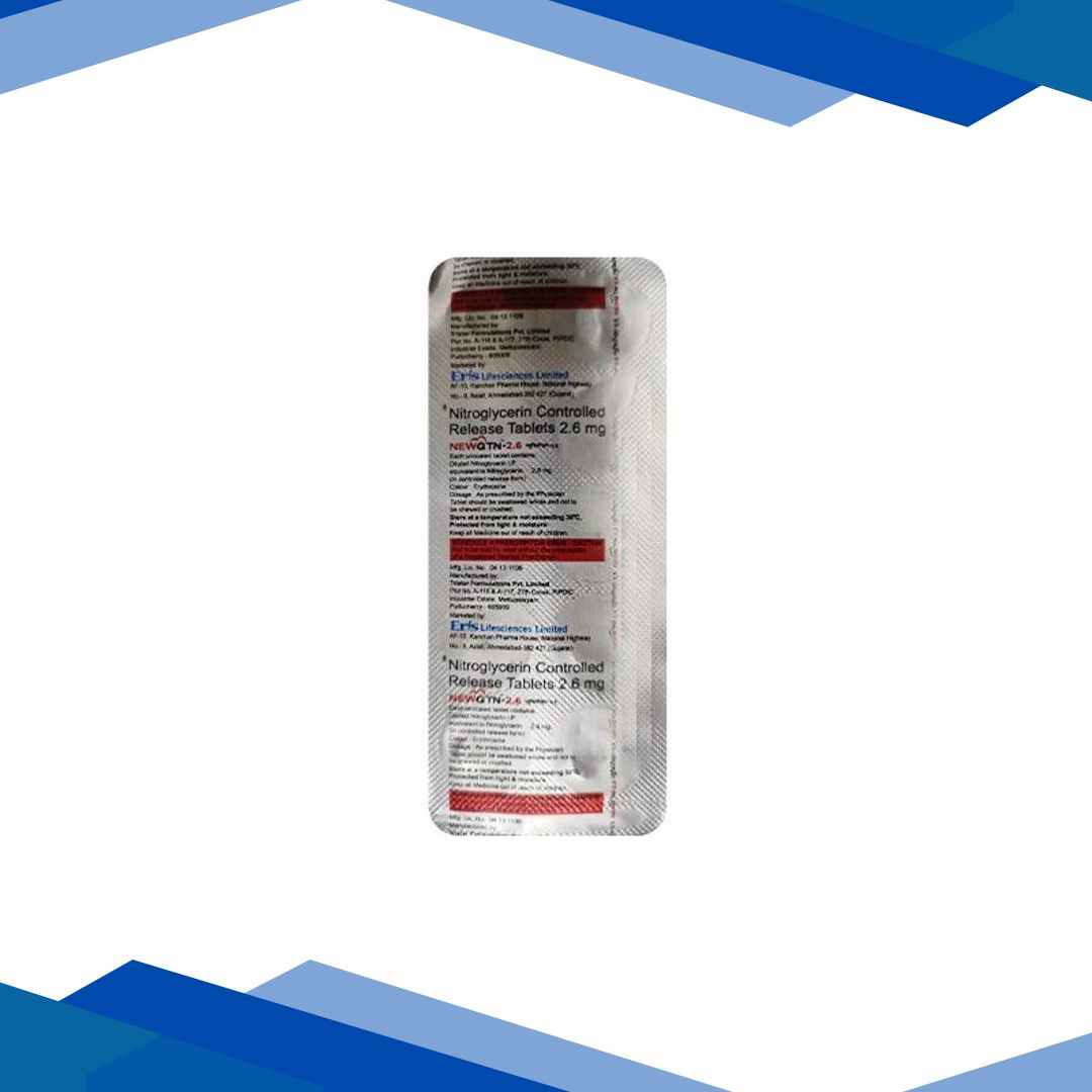 NEW GTN 2.6mg Tablet 10’s