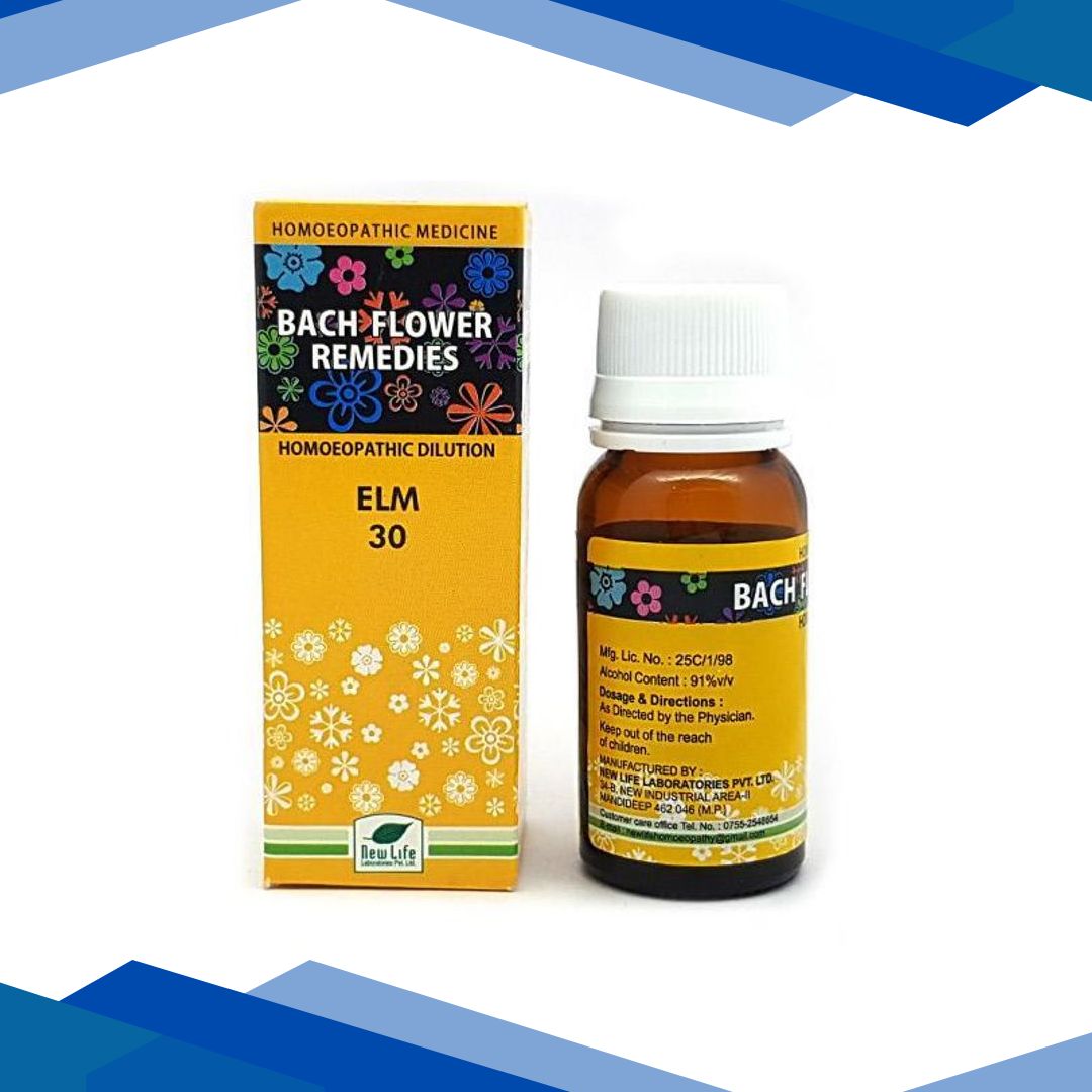 New Life Bach Flower Elm 30 Liquid 30 ml