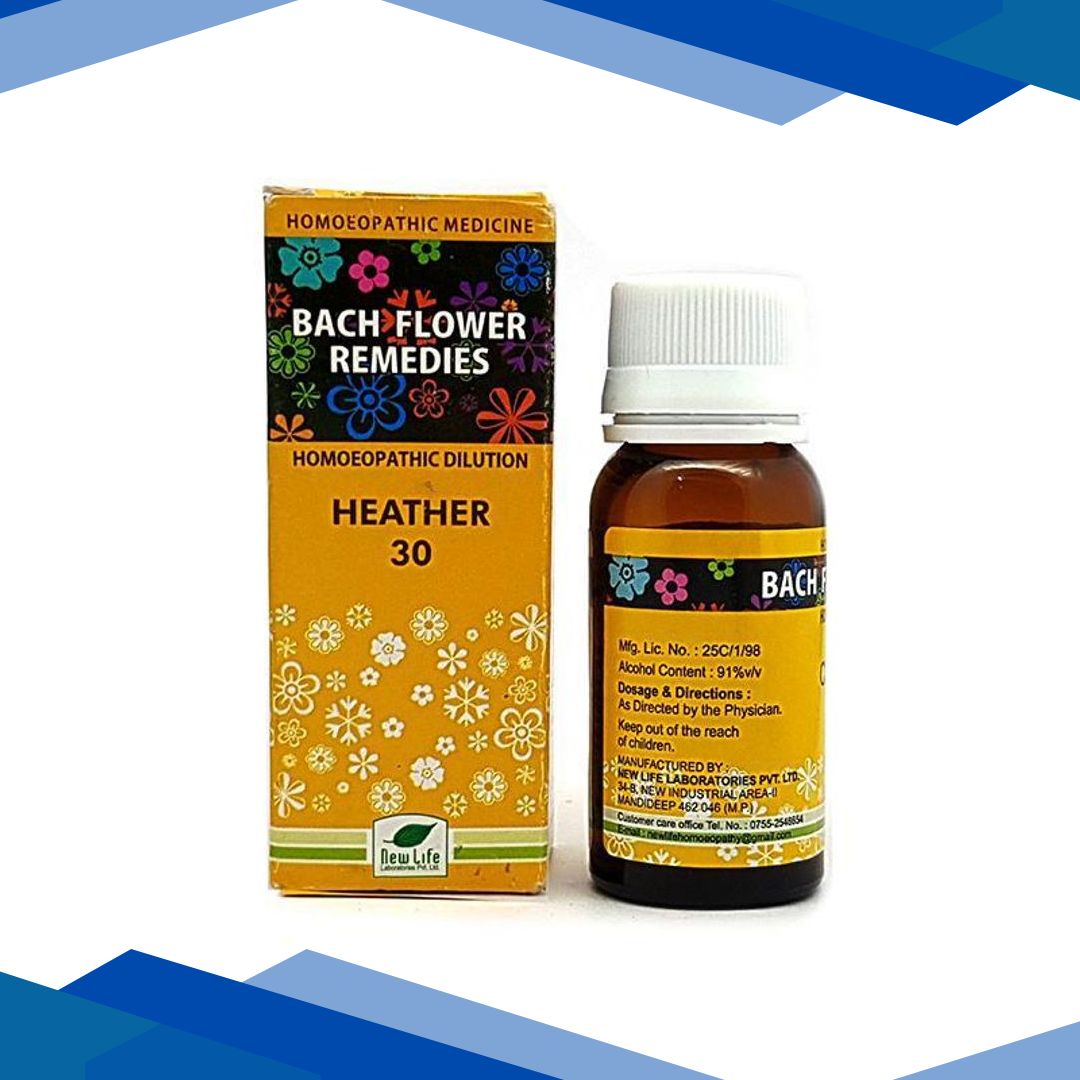 New Life Bach Flower Heather 30 Liquid 30 ml