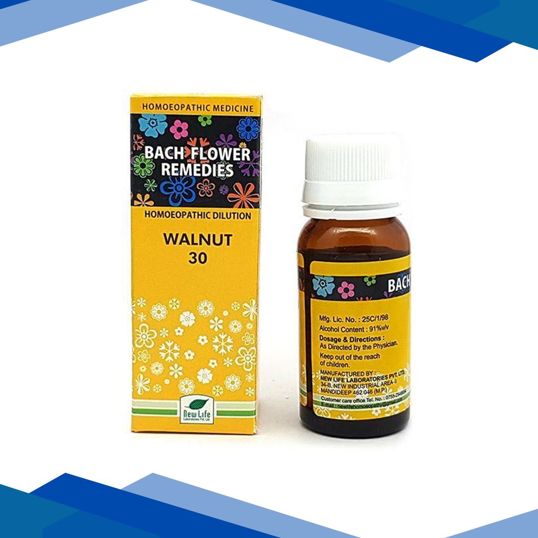 New Life Bach Flower Remedies Walnut 30 Liquid 30 ml