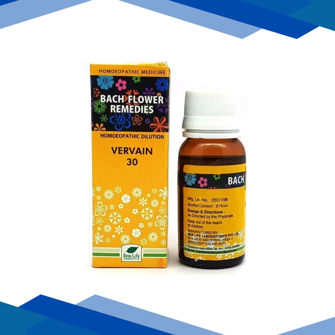 New Life Bach Flower Vervain 30 Liquid 30 ml