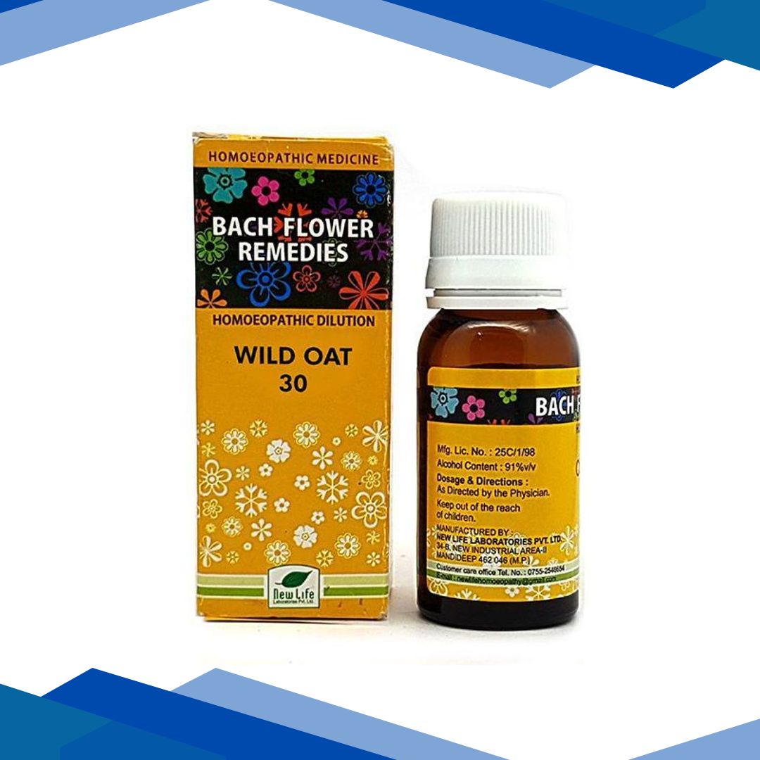 New Life Bach Flower Wild Oat 30 Liquid 30 ml