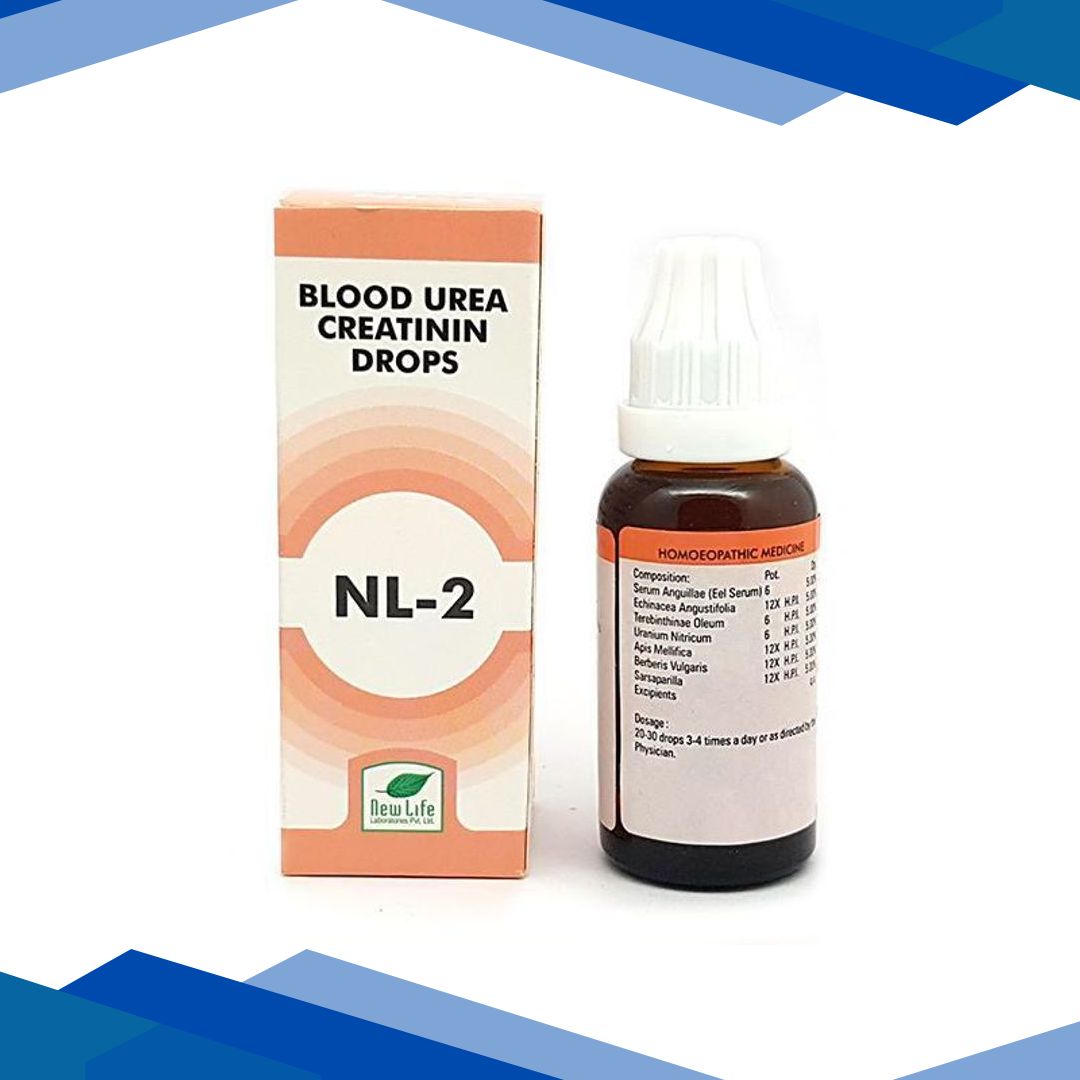 New Life NL-2 Blood Urea Creatinin Drops 30 ml