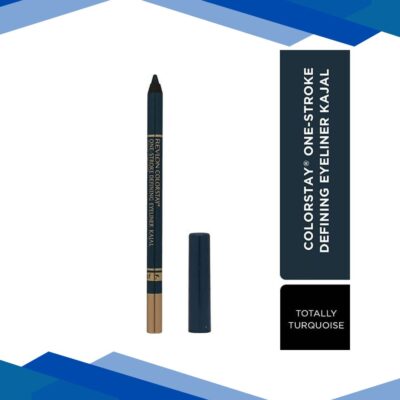 New Revlon One-Stroke Defining Eyeliner Kajal – Totally Turquoise 1.2 Gm
