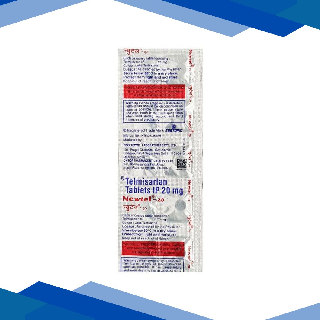 Newtel 20mg Tablet 10’S