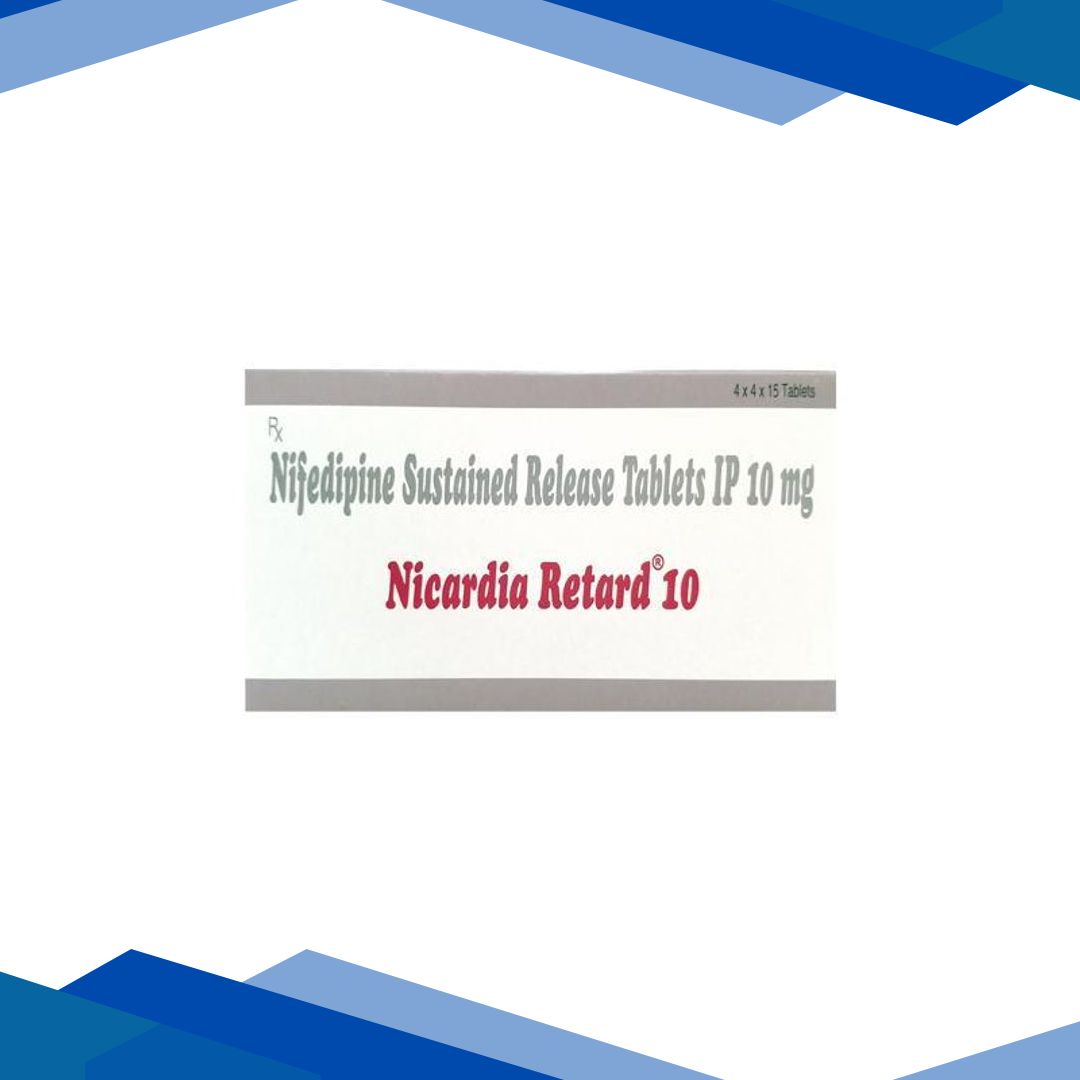 Nicardia Retard 10mg Tablet 15’S