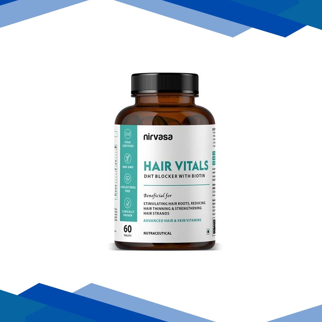 Nirvasa Hair Vitals Tablet, 30 Tablets 30 gm