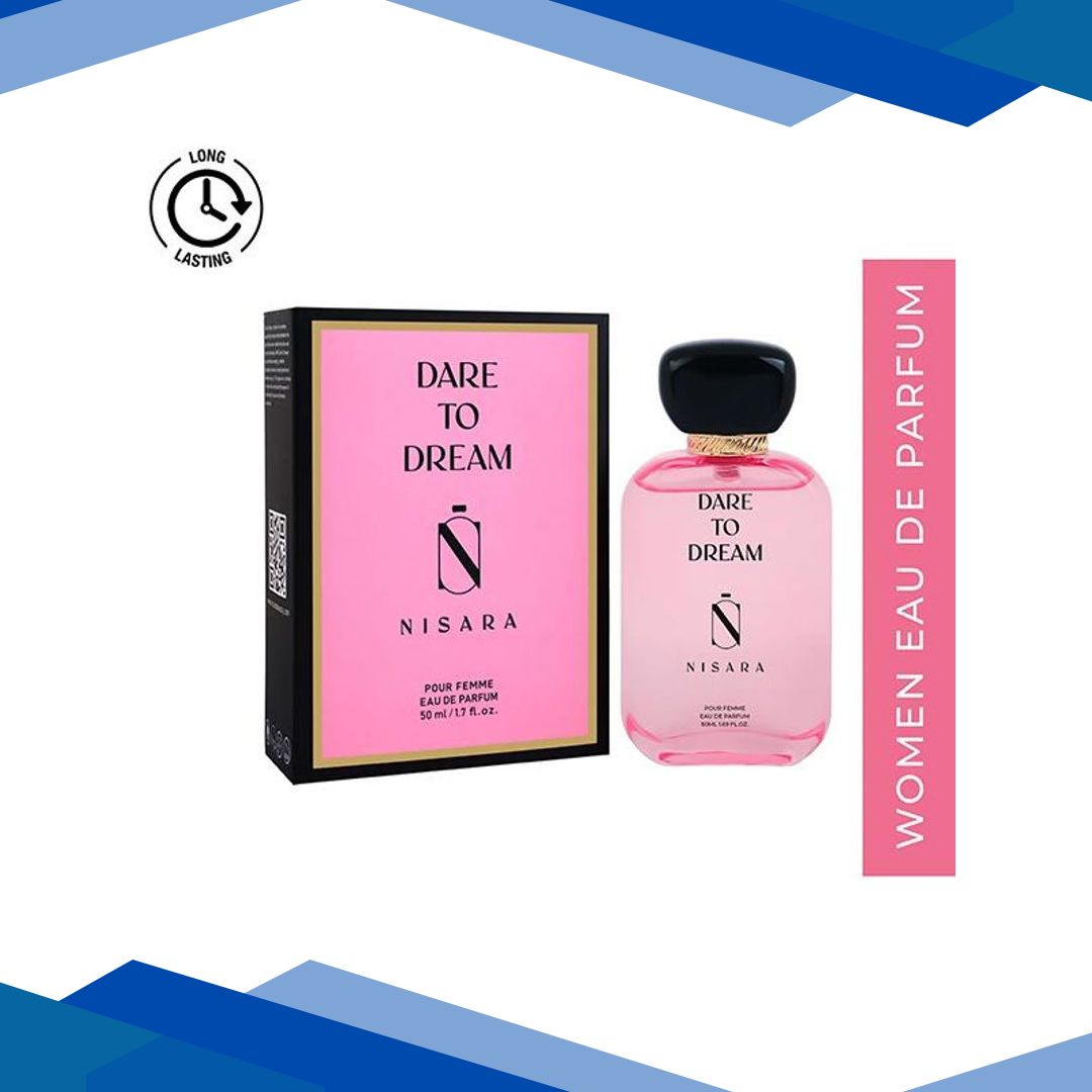 Nisara Dare to Dream Perfume Long Lasting Fragrance Fruity Floral Woody Eau De Parfum For Women 50 ml