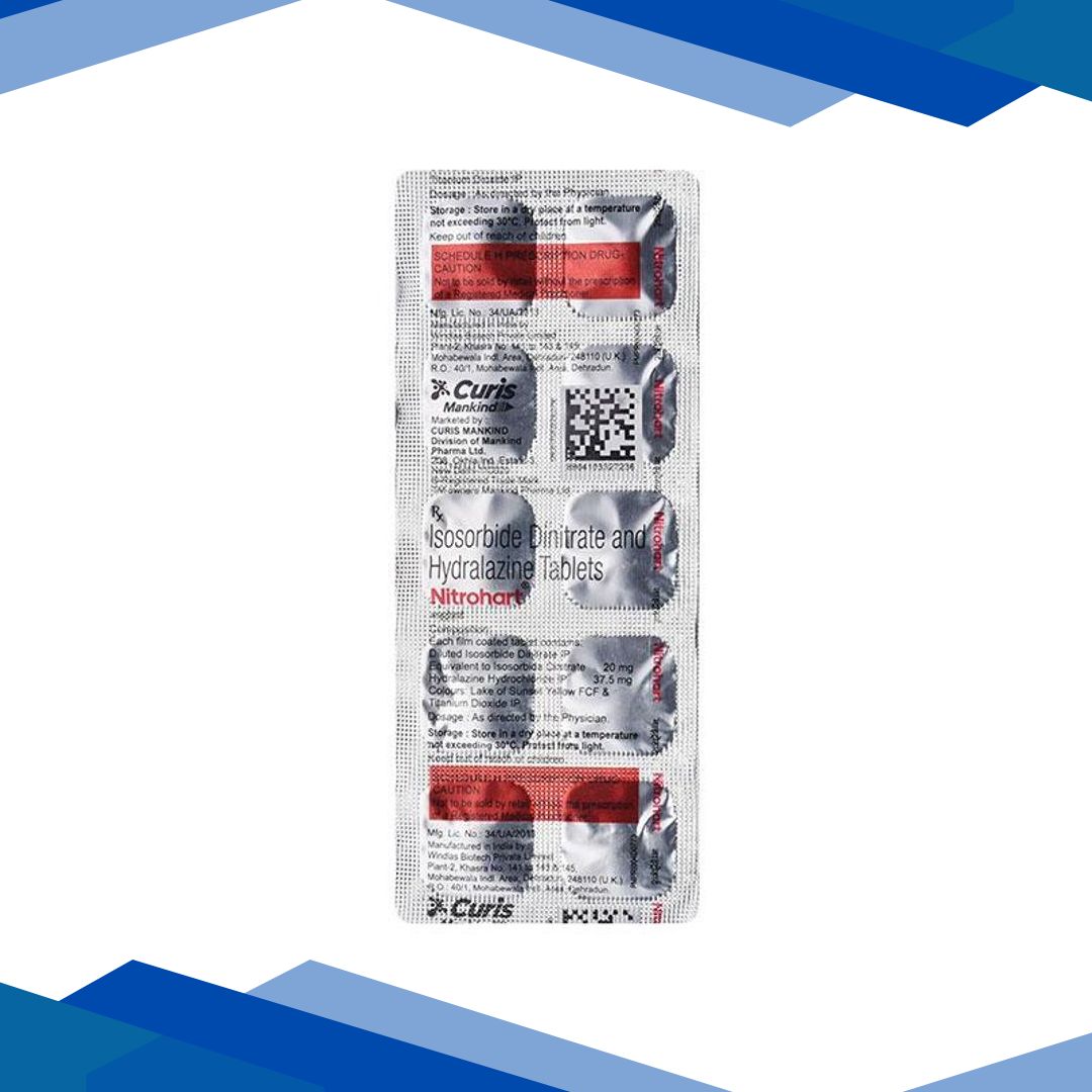 NITROHART 20mg Tablet 10’s