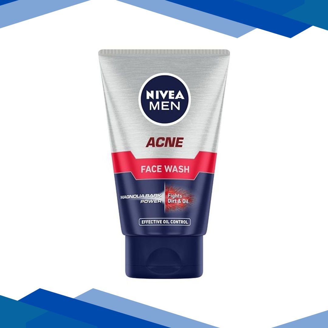 NIVEA MEN CLEANSING ACNE FACEWASH (LARGE) 100 gm