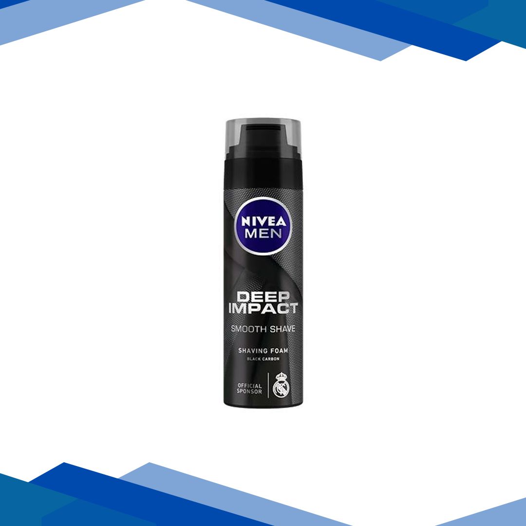 Nivea Men Deep Impact Shaving Foam – Smooth Shave 200 ml