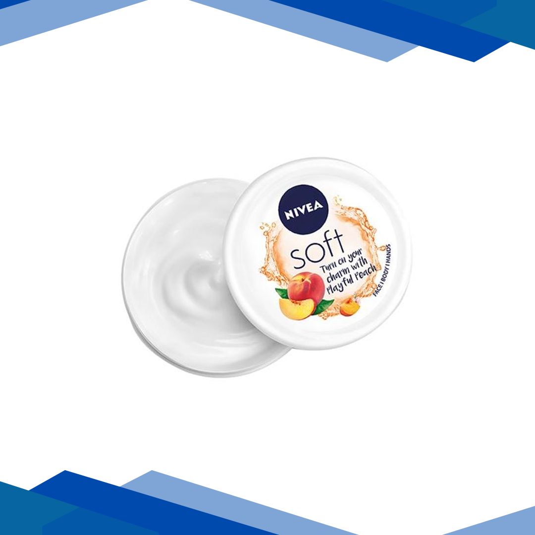 Nivea Soft Playful Peach Cream 100 ml