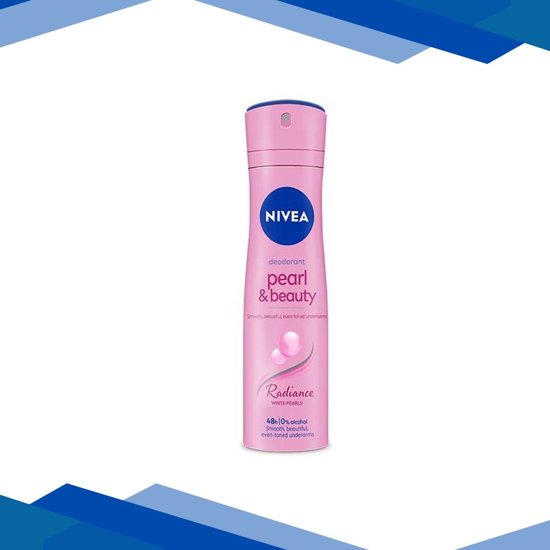 NIVEA Women Deodorant, Pearl & Beauty Radiance for Eventoned Smooth & Beautiful Underarms 150 ml