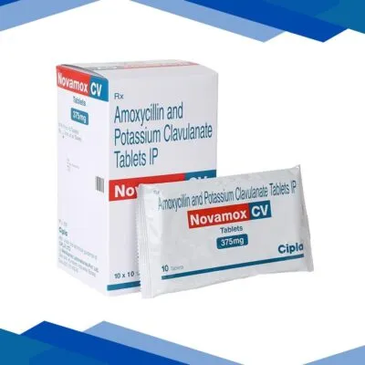 Novamox CV 375mg Tablet 10’S