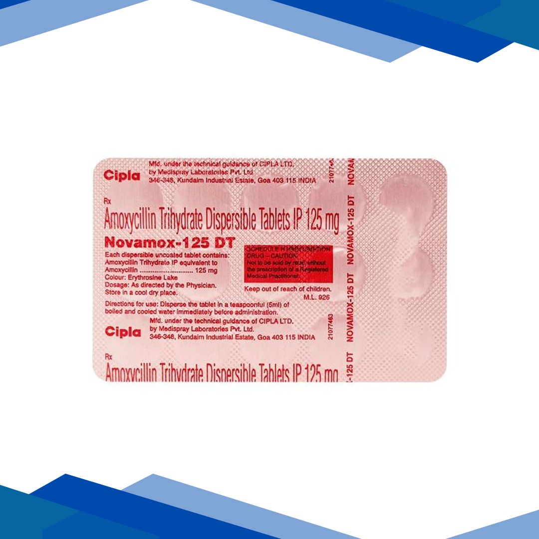 Novamox DT 125mg Tablet 15’S