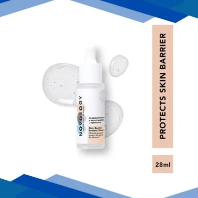 Novology Moisture Barrier Booster Serum for 48 hours of Hydration – For Dry Skin, Non-Sticky 28 ml