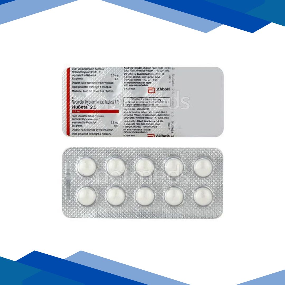 Nubeta 2.5mg Tablet 10’S
