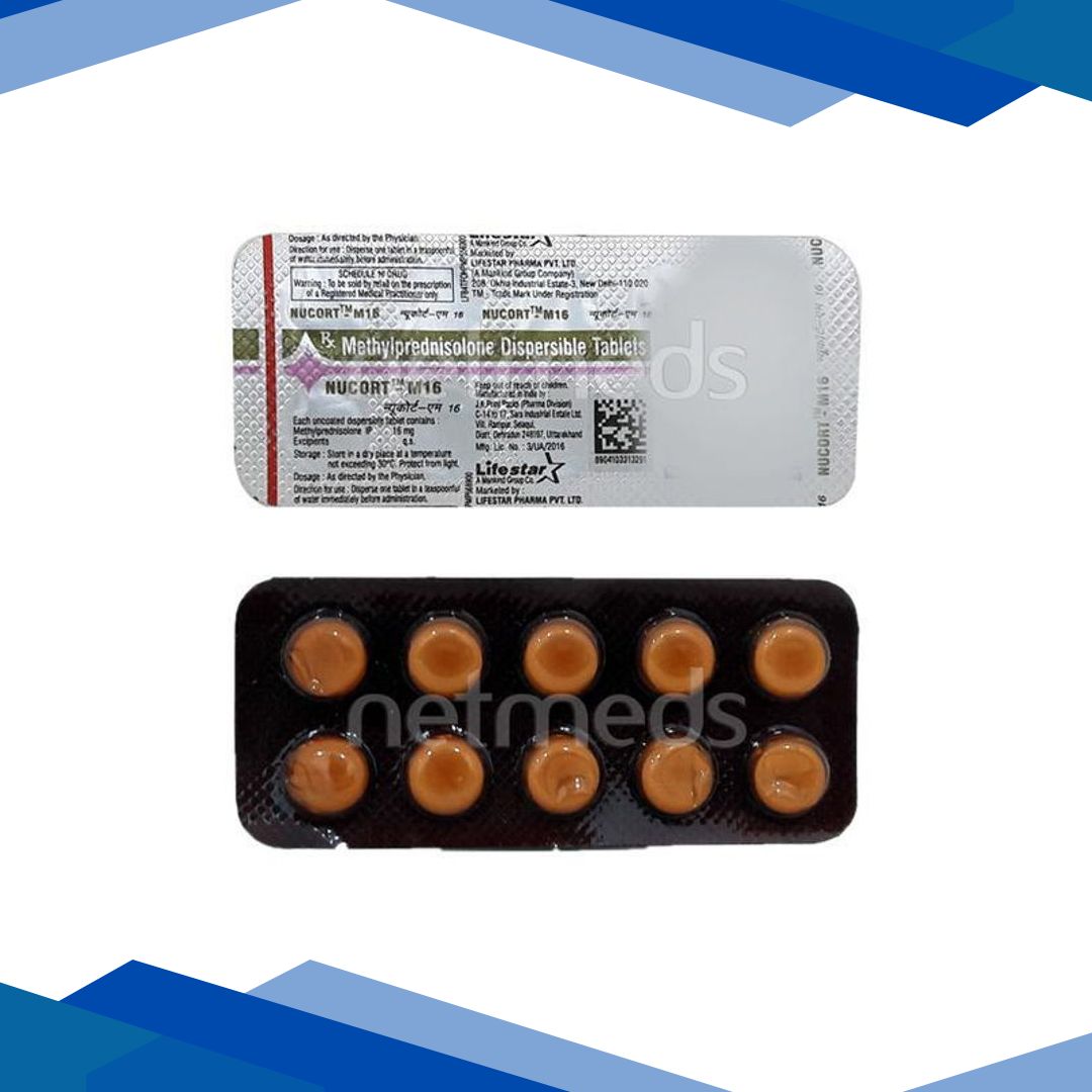 Nucort M 16mg Tablet 10’S