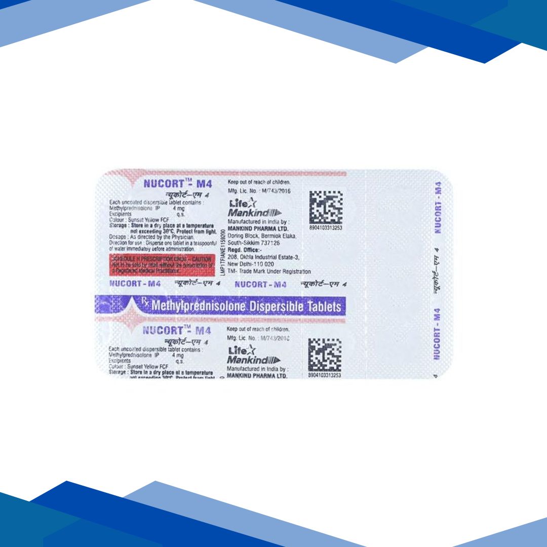Nucort M 4mg Tablet 10’S