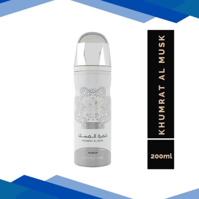 NUSUK Khumrat Al Musk Deodorant For Men & Women, Perfumed Body Spray 200 ml