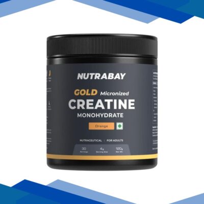 Nutrabay Gold Micronized Creatine Monohydrate Powder – Orange 120 g