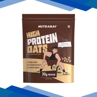 Nutrabay High Protein Oats – Dark Chocolate Raisin 750 g