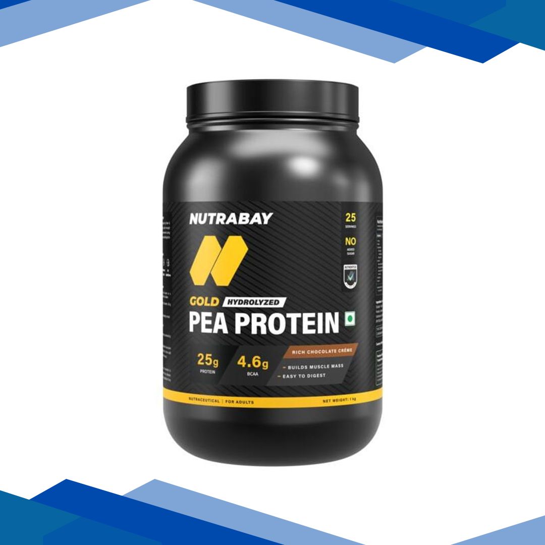 Nutrabay Hydrolyzed Gold Pea Protein – Rich Chocolate Creme 1 kg