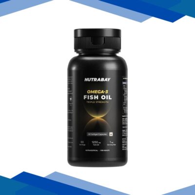Nutrabay Omega 3 Fish Oil Triple Strength 1250mg Capsule 60 s