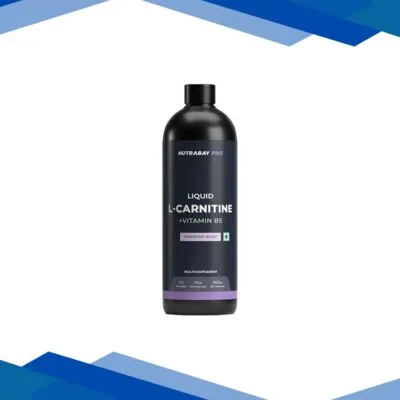 Nutrabay Pro L Carnitine +Vitamin B5 Liquid – Raspberry Blast 450 ml