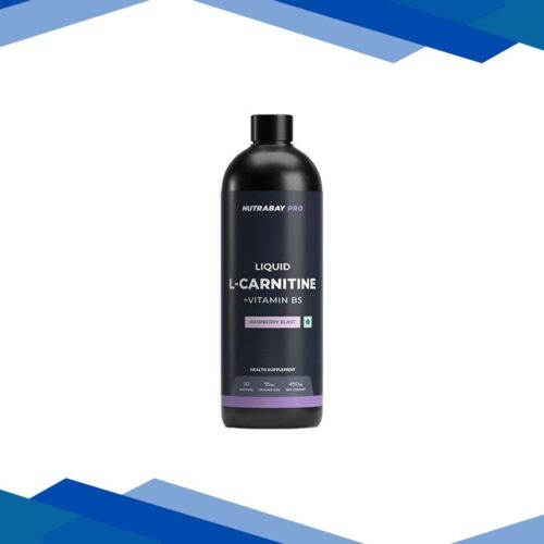 Nutrabay Pro L Carnitine +Vitamin B5 Liquid – Raspberry Blast 450 ml