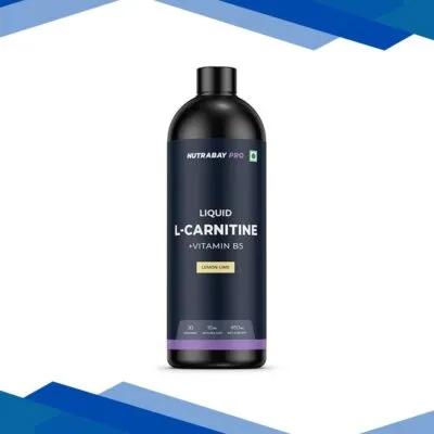 Nutrabay Pro Liquid L Carnitine + Vitamin B5 – Lemon Lime 450 ml