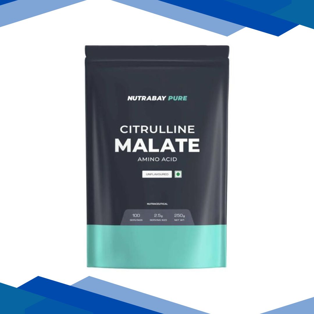 Nutrabay Pure Citrulline Malate Amino Acid Powder – Unflavoured 250 gm