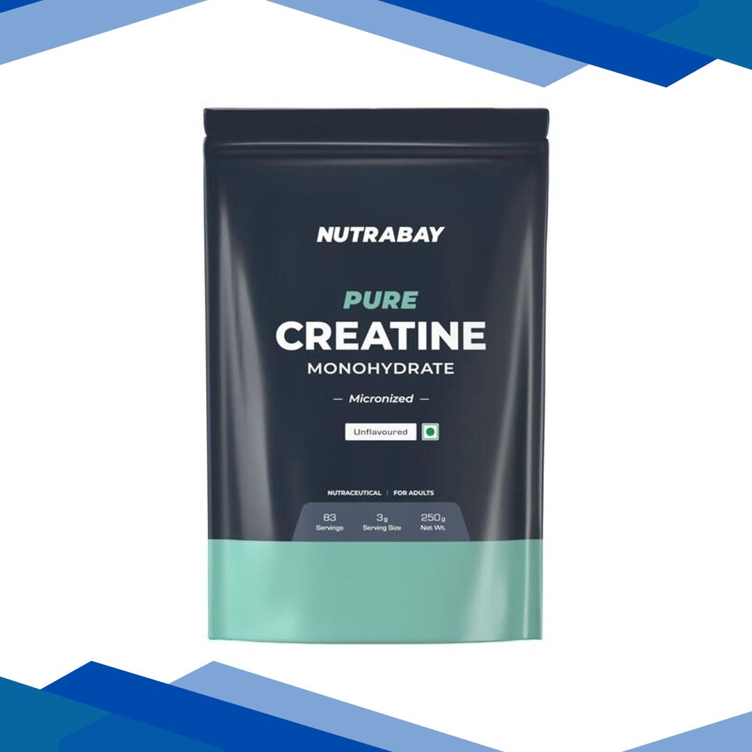 Nutrabay Pure Creatine Monohydrate Micronized Powder – Unflavoured 250 g