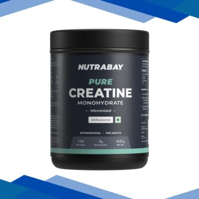 Nutrabay Pure Creatine Monohydrate Micronized Powder – Unflavoured 400 g
