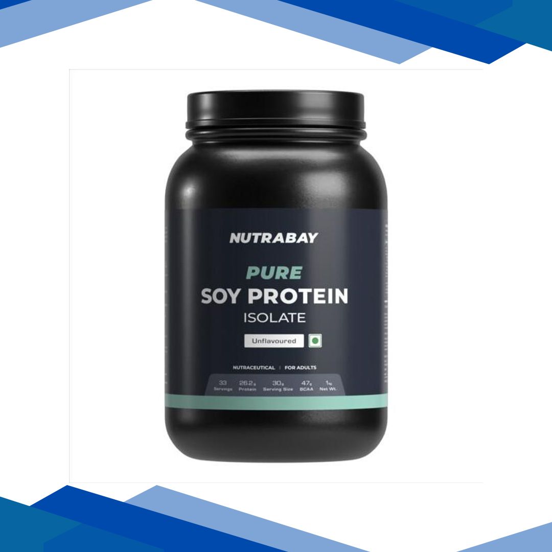 Nutrabay Pure Soy Protein Isolate – Unflavoured 1 kg
