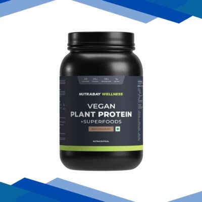 Nutrabay Wellness Vegan Plant Protein + Superfoods – Rich Chocolate 1 kg