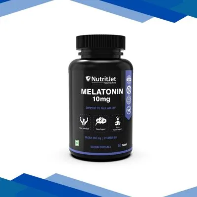 NutritJet Melatonin 10mg Sleeping Aid Veg Tablet 60’s