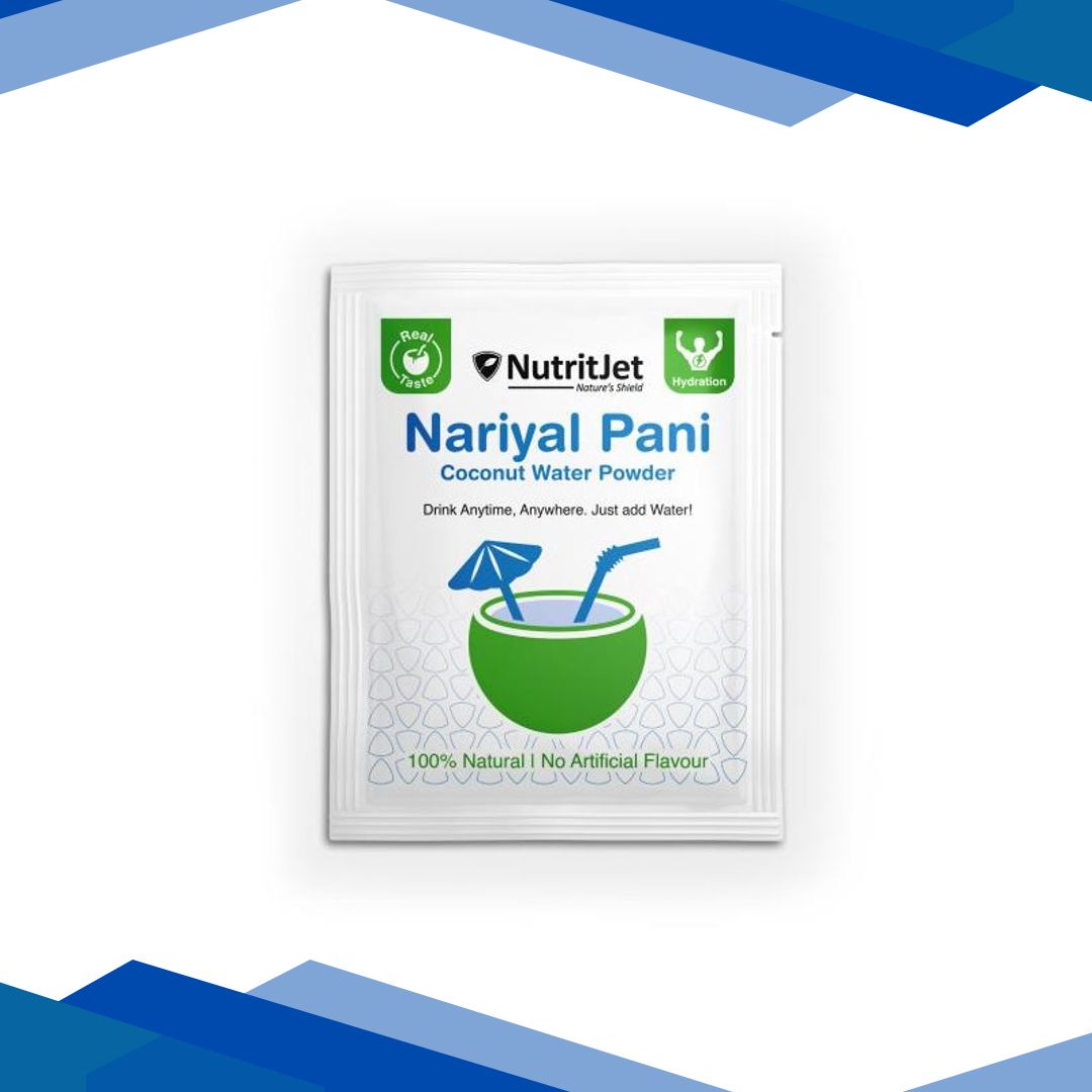 NutritJet Nariyal Pani Coconut Water Powder (Pack of 20)