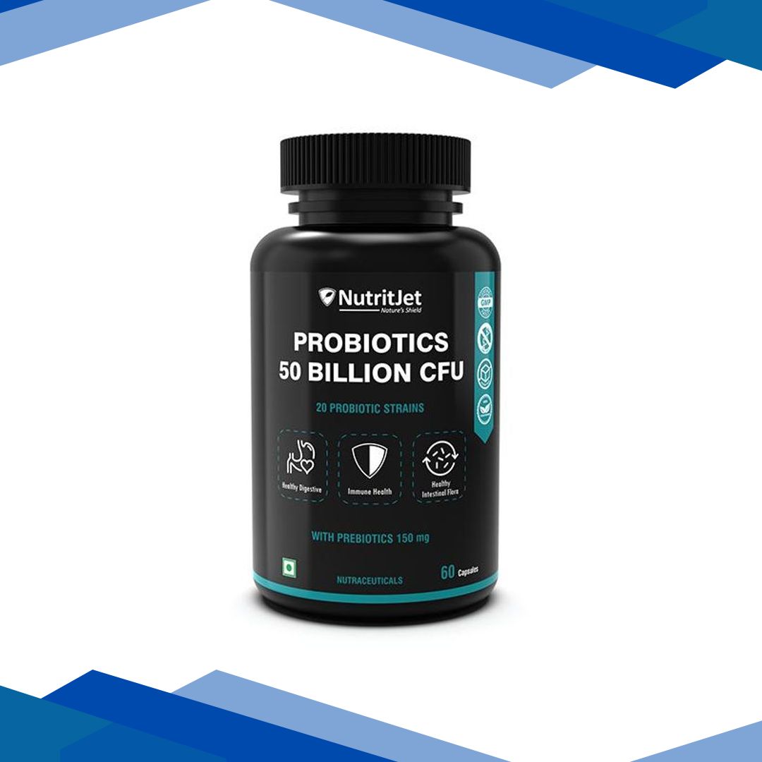 NutritJet Probiotic Supplement 50 Billion CFU Veg Capsule 60’s
