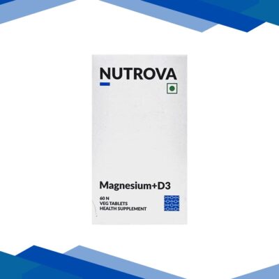 NUTROVA MAGNESIUM + D3 VEG Tablet 60’s