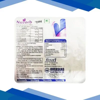 NUZORB Tablet 15’s